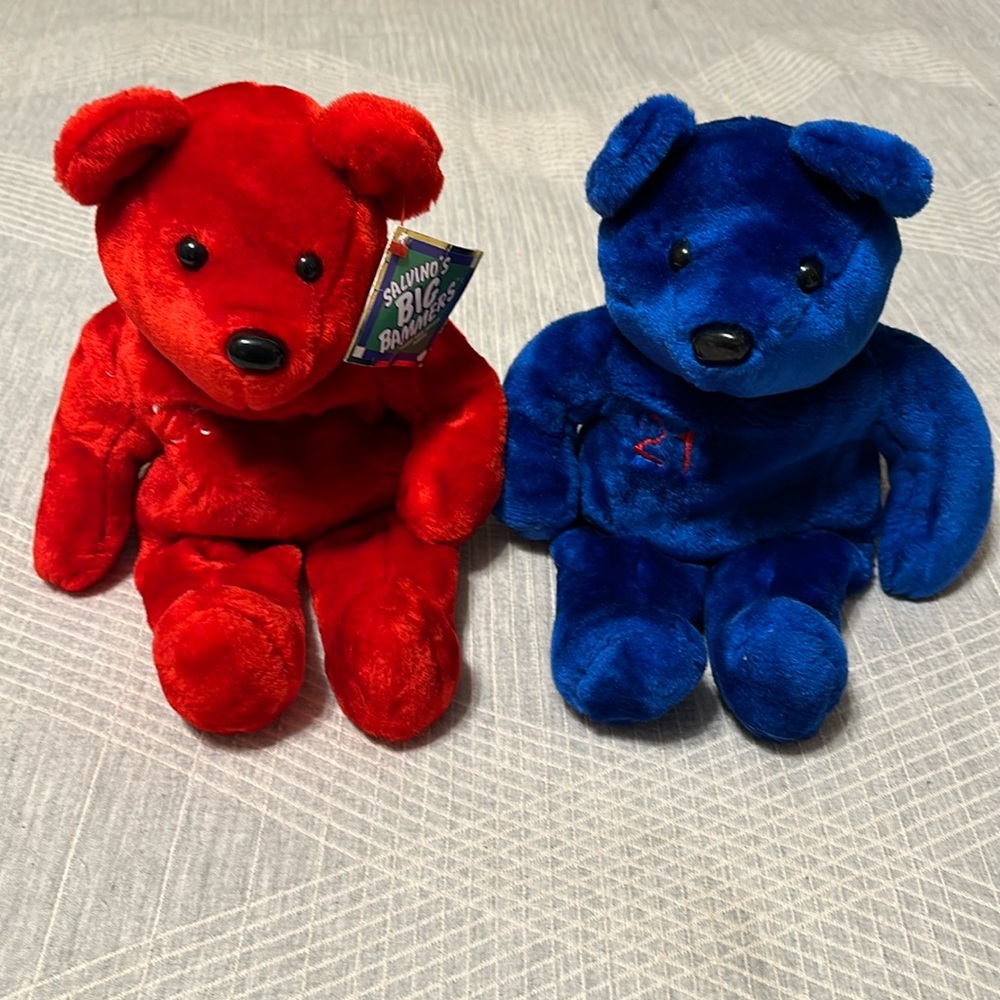 Salvino’s Big Bammers Beanie Babies, Mark McGwire and Sammy Sosa